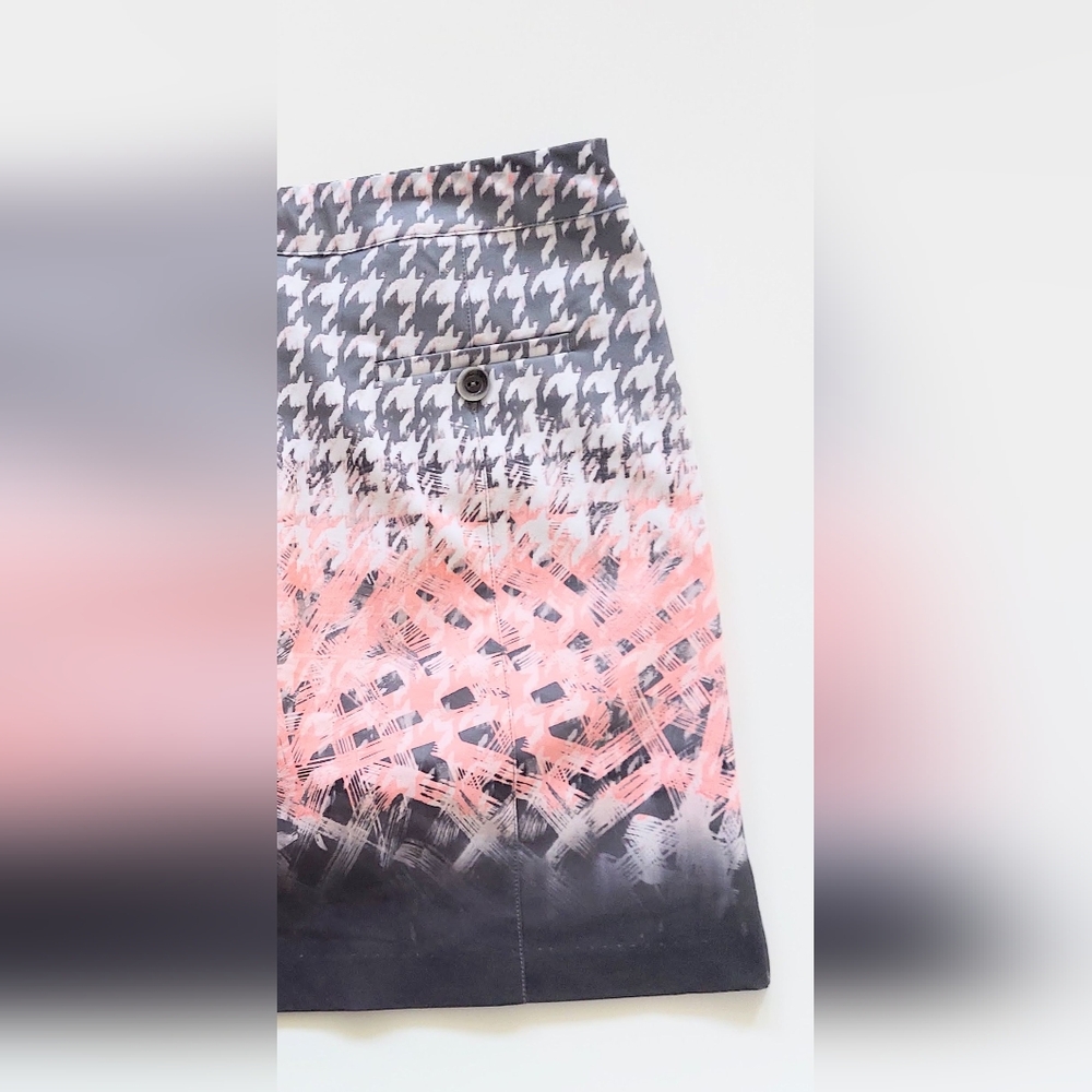 EP Pro Houndstooth Golf Skirt Womens Size XS Gray Pink - Picture 9 of 9